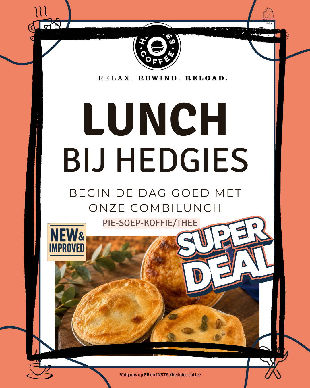 Lunch bij Hedgies Coffee Zevenaar